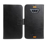 Bulbior TPU Silicone Housse Coque pour DOOGEE S41 / S41 Pro 5.5" PU Cuir Etui Leather Case Cover Flip Cas Couverture Protecteur Portefeuille Book Wallet (Noir)