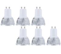 Bulbright Ampoules LED GU10, 9W équivalent 80W, 800lm, Blanc Froid 6000K, 60° Larges Faisceaux, Ampoules LED Spot, Lot de 6 (Blanc Froid 6000K)