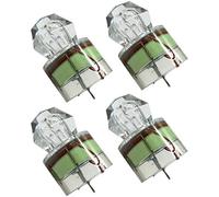 Bulbright Lot de 4 appâts LED en forme de diamant pour pêche - Durée de vie de 350 heures, profondeur de 1000 m (vert)