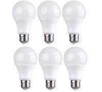 Bulbright Lot de 6 ampoules LED 18 W (équivalent 150 W) Blanc chaud 3000 K 1600 lumens Culot à vis E27 Super brillant, Blanc froid 6000 K, E27, 18.00W 220.00V