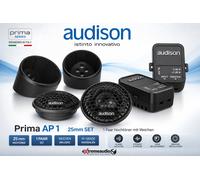 Bulck Pack Audison AP 1 tweeter 26 mm 4 ohms 150 watts avec aiguillage - 1 paire