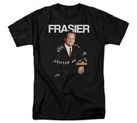 bulei Cheers Frasier Unisex 100% Cotton Short-Sleeve T-Shirts Black M