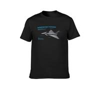 bulei Eurofighter Typhoon Air Fighter Aircraft Jet Air Fighter Plane Unisex 100% Cotton Short-Sleeve T-Shirts Black M