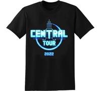 bulei Indochine Central Tour 2022 Unisex 100% Cotton Short-Sleeve T-Shirts Black S