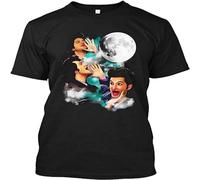 bulei Jean Ralphio The Woooorst Three Jean Moon Unisex 100% Cotton Short-Sleeve T-Shirts Black XL