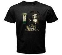 bulei Living Colour Band Stain Cover Unisex 100% Cotton Short-Sleeve T-Shirts Black XXXL