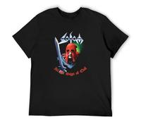 bulei Sodom in The Sign of Evil Unisex 100% Cotton Short-Sleeve T-Shirts Black S