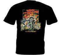 bulei The Return of The Living Dead V8 Movie Dan O'Bannon Unisex 100% Cotton Short-Sleeve T-Shirts Black S