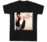 bulei Toni Braxton Unisex 100% Cotton Short-Sleeve T-Shirts Black XXXL