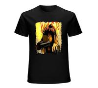 bulei Wasp,Blackie Lawless Unisex 100% Cotton Short-Sleeve T-Shirts Black S