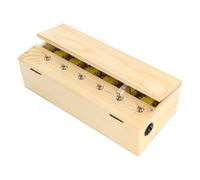 BuleVina Boîte à jouets amusante et inutile, kit créatif en bois avec doigt d'attitude, plusieurs interrupteurs, rechargeable qui s'éteint, cadeau d'anniversaire amusant pour adultes, réduit le stress
