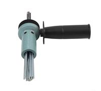 Bulevisiter Adaptateur de détartreur d'aiguille à marteau électrique pour enlever la rouille et le perçage du béton multi-surfaces Outil en acier trempé 18 aiguilles Poignée antidérapante
