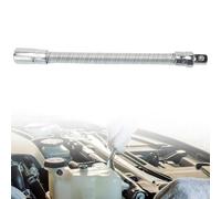 Bulevisiter Adaptateur de tige d'extension flexible pour clés à cliquet de 1/4", 3/8", 1/2", arbre articulé avec placage chromé poli, acier 45# (1/2")