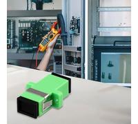 Bulevisiter Adaptateur SC pour APC vers SC UPC pour coupleur de fibre optique SM - Mode unique pour adaptateur de fibre optique SC-For SC avec faible perte d'insertion, compatible avec la conversion