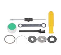 Bulevisiter Alarme de déchargement modifiée en acier inoxydable pour moulinet DAIWA PR100 PD106 - Pièces de moulinet de pêche et kit de réparation avec ressort sonore, joint, plaque de recouvrement