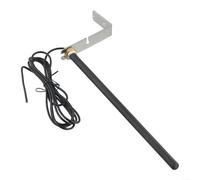 Bulevisiter Antenne de portail à distance 433,92 MHz avec portée de 250 m, compatible avec système d'ouverture de porte intelligent, base de montage en métal, câble RG174, gain 3 dBi