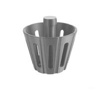 Bulevisiter Assistant en papier filtre à café pour B75, réutilisable pour cône de presse PLA avec centre creux et poignée côtelée, améliore le placement du filtre pour un processus d'infusion fluide