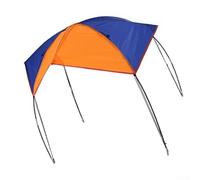 Bulevisiter Auvent de pêche gonflable portable 193 x 151 cm pour pare-soleil et protection contre la pluie, compatible avec bateau 4 personnes, auvent marin léger pour et