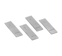 Bulevisiter Bloc de jauge en acier rapide pour étalonnage et inspection avec plage de 0,5 à 100 mm, dureté 64 et étalonnage du fabricant pour ateliers (1)