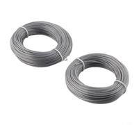 Bulevisiter Bobine de fil pour débroussailleuse ART 24 27 30 36 Li 48 m 1,65 mm de rechange F016800462 compatible avec les modèles EasyGrassCut UniversalGrassCut AdvancedGrassCut