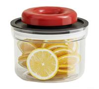 Bulevisiter Boîte de rangement compacte scellée, boîtes de rangement pour céréales, avec couvercles, rangement et organisation de la cuisine, grand organisateur de cuisine pour flocons de maïs (rouge