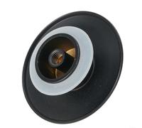 Bulevisiter Bonde clic-clac pour lavabo de salle de bain - Noir mat - Diamètre : 66 mm - Laiton - Anti-fuite - Antirouille