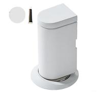 Bulevisiter Butée de porte magnétique en alliage de zinc avec design absorbant les chocs pour usage domestique et commercial, installation d'aspiration invisible sans perforation, noir/blanc/doré