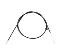 Bulevisiter Câble de déverrouillage de demi-capot arrière pour R55 R56 R57 R58 R59 - Compatible OEM 51237148865, ABS noir + ligne de traction en métal pour capot de moteur de voiture