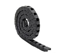 Bulevisiter Chaîne de traction de 1 m de long en nylon et plastique pour machines CNC et projets de bricolage, options de trou intérieur 7 x 7, 10 x 10, 10 x 15 mm, résistant à l'usure (10 x 10)