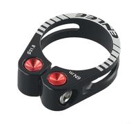 Bulevisiter Collier de serrage pour tige de selle de vélo 31,8 mm et 34,9 mm, serrure creuse pour 27,2/28,6 mm de diamètre, pour alliage d'aluminium CNC, design léger avec anodisé (31,8 noir)