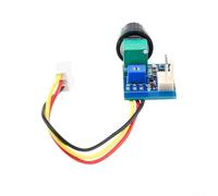 Bulevisiter Contrôleur de vitesse de ventilateur DC 12 V avec interrupteur d'alimentation, ventilateur de refroidissement CPU 4 fils, module de contrôle d'arrêt manuel pour ventilateurs de châssis