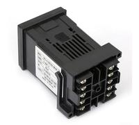 Bulevisiter Contrôleur PID REX-C100FK02-M*AN Thermorégulateur numérique avec sortie de relais pour thermocouple de type K 0-400 °C Module de commande de thermostat industriel