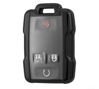 Bulevisiter Coque de clé télécommande pour Chevrolet Silverado 2014-2019, compatible avec et pour les modèles GMC, y compris pour Sierra 2014-2019 (noir)