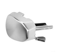 Bulevisiter Couvercle de bouton de levier de vitesse pour Range Rover Sport 2014-2019, bordure argentée fabriquée en matériau ABS, compatible avec les numéros OE LR108936 LR117072 LR099206, 2,1 x 2 x