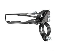 Bulevisiter Dérailleur avant pour VTT pour vélo, en alliage d'aluminium et acier au carbone avec tirette inférieure, compatible avec