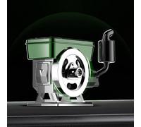 Bulevisiter Diffuseur rotatif à énergie solaire pour voiture - Moteur simulé d'aromathérapie - Compatible avec intérieur automobile - Construction ABS et silicone - Compatible avec (profond)