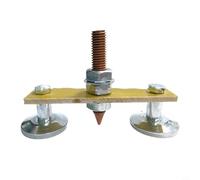 Bulevisiter Double pince de soudage magnétique pour surfaces métalliques, aspiration de 30 kg avec aimants N35, diamètre de disque de 3,5 cm, construction isolée en fer bore, compatible (A)