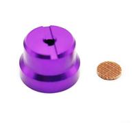 Bulevisiter Écrou de jauge de fil pour DC compatible avec les pièces de moulinet Baitcast et capuchon demi-lune M7 S Kit de réparation de roue en alliage d'aluminium (violet)