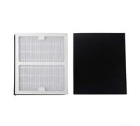 Bulevisiter Élément filtrant de rechange compatible avec IAF-H-100B IAP-10-125 AC-2125 pour systèmes de purificateur d'air, filtration efficace pour enlever la poussière, blanc ou noir, 20 cm x