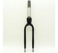 Bulevisiter Fourche avant pliable de 50,8 cm avec tube de direction absorbant les chocs de 28,6 mm pour vélos pliants, compatible avec C V et frein à disque, moyeu de 75 mm de large, aluminium (frein