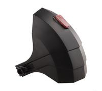 Bulevisiter Garde-boue arrière pour scooter électrique Kukirin G3 G4, garde-boue en plastique avec lentille réfléchissante pour une meilleure protection de conduite (noir)