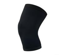 Bulevisiter Genouillère de sport pour basket-ball, course à pied, cyclisme - Support coupe-vent chaud avec bandes antidérapantes en silicone, manchon de jambe en polyester respirant (noir)