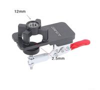 Bulevisiter Guide de perçage réglable en profondeur pour kit de gabarit de charnière cachée de 35 mm, localisateur de trou de porte d'armoire de travail du bois avec limiteur de profondeur, compatible