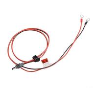 Bulevisiter Harnais d'extension de cordon d'alimentation avec porte-fusible ATC/ATO en ligne 14AWG et couvercle étanche, fil rouge très résistant compatible avec Mini (1 mètre)