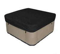 Bulevisiter Housse de baignoire imperméable en tissu Oxford 210D avec revêtement en PVC pour spa extérieur et source chaude, pour 218 x 218 x 30 cm à 244 x 244 x 30 cm carré (218 x 218 x 90 cm)