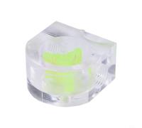 Bulevisiter Indicateur de refroidissement à eau 2 voies avec filetage G1/4, débitmètre en acrylique transparent pour un débit réel de liquide de refroidissement et une performance de refroidissement