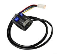 Bulevisiter Interrupteur de guidon gauche pour moto avec clignotants, klaxon et boutons lumineux, compatible avec les points de montage standard