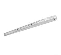 Bulevisiter Jauge conique en acier inoxydable, jauge de soudage, outil de mesure des trous d'épaisseur de cale (1-15 mm)