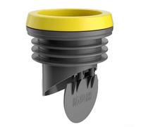 Bulevisiter Joint de bride de toilette avec cire épaisse pour anneau pour installation étanche, joint de toilette en silicone compatible avec évacuation de 110 mm, anti-refoulement (bride)