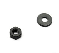 Bulevisiter Kit de 320 entretoises hexagonales en nylon avec piliers filetés mâles et femelles, vis, écrous et rondelles pour carte mère PCB - Noir (B)